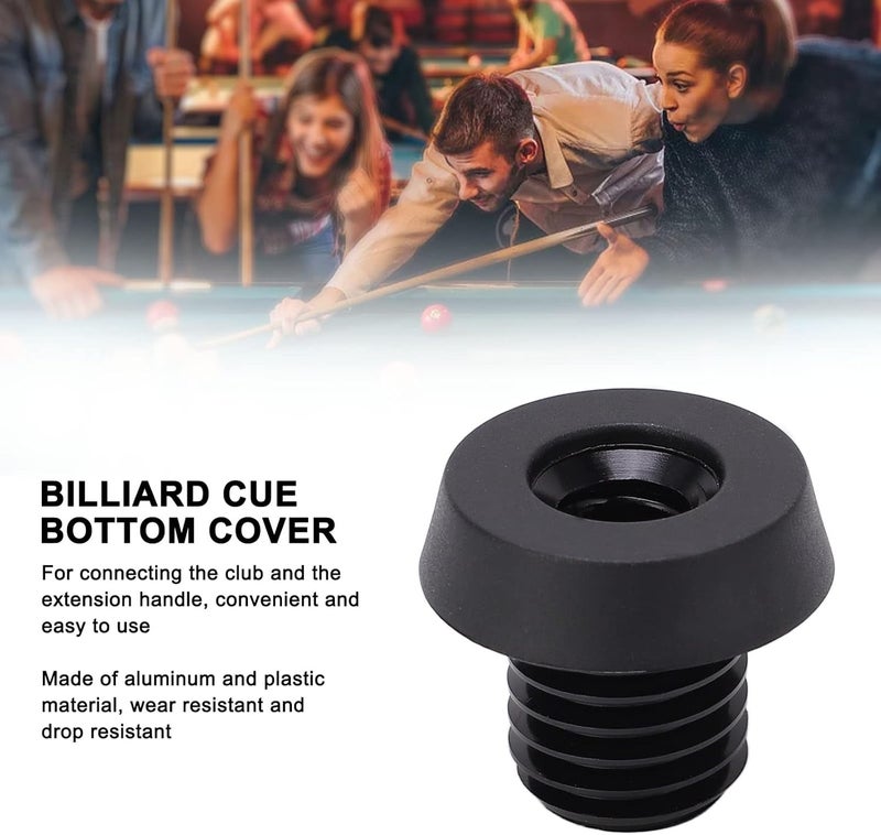 Fydun Billiard Cue Rubber, Block Butt Connected Extension Bumper Pool Accessories for How - Image 2